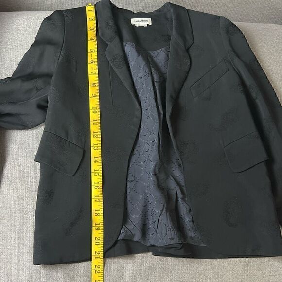 $491 Zadig & Voltaire Blazer Womens XS French Office Siren Reputation Swiftie - Picture 13 of 16